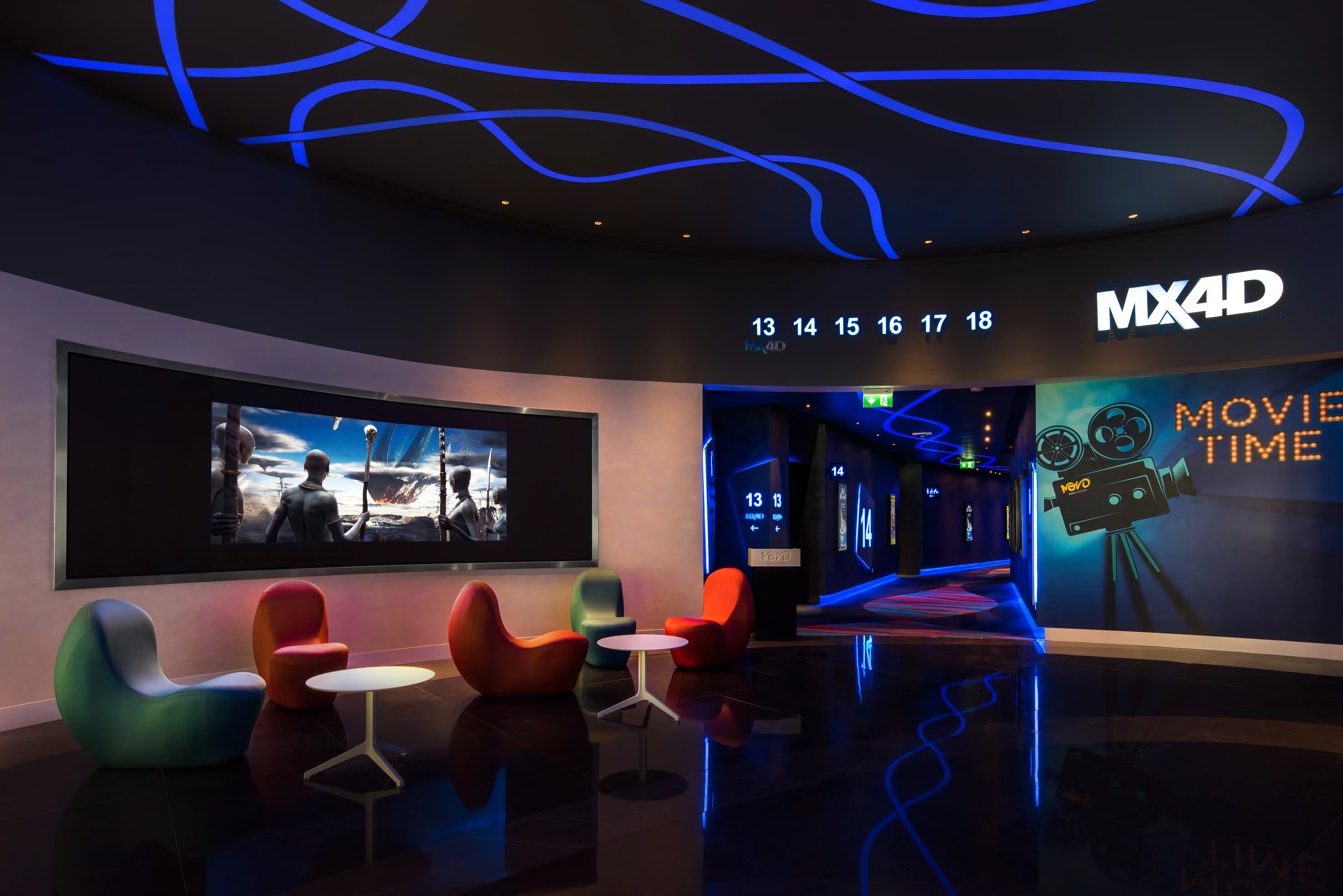 سینمای MX4D در دبی فستیوال سیتی مال